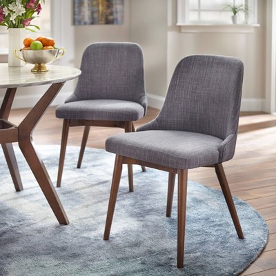 Photo 1 of Set of 2 Saville Dining Chairs Gray - Buylateral