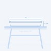 Bloem Dura Cotta Resin Rectangle Window Box Planter with Saucer Tray - 3 of 4