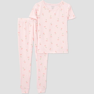 Carter's Just One You® Toddler Girls' 2pc Comfy Soft Snug Fit Pajama Set