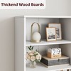 Industrial Bookshelf, Display Storage Shelves, 71.4in Tall Farmhouse Bookcases, Wooden 6 Shelf Bookshelvels for Bedroom, Living Room, Home Office - 3 of 4