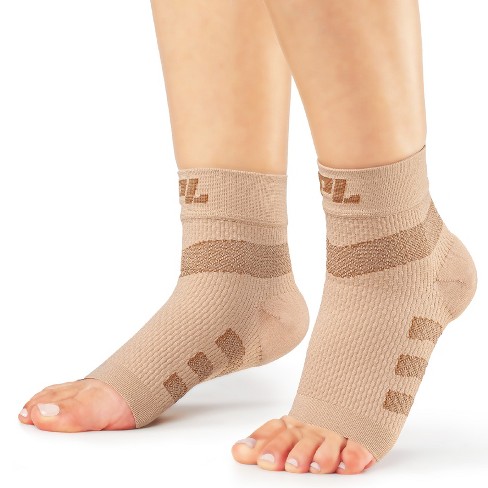 Powerlix Plantar Fasciitis Socks With Ankle Support Brace For Women & Men :  Target
