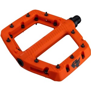 RaceFace Chester Pedals - Platform, Composite, 9/16", Large, Orange - 1 of 3