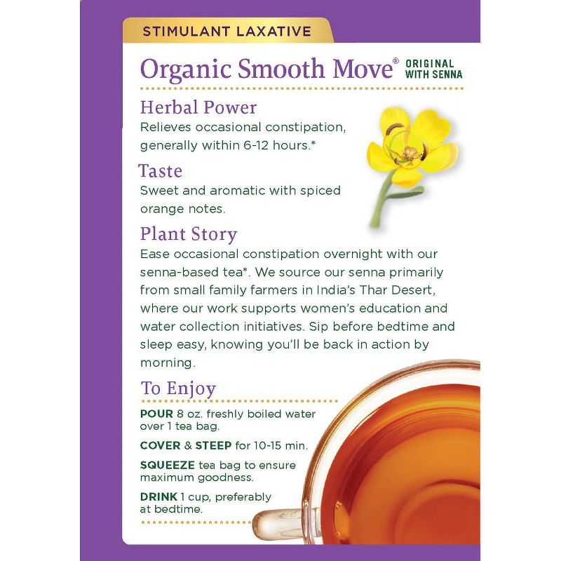 Traditional Medicinals Smooth Move Senna Tea - 16ct, 4 of 6