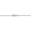 Black Bow Jewelry 0.8mm 10k White Gold Diamond Cut Cable Chain Necklace - 4 of 4