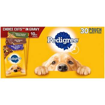 Pedigree Pouch Wet Dog Food - 30ct