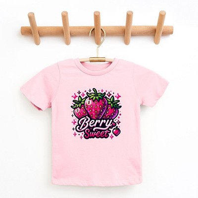 The Juniper Shop Berry Sweet Strawberry Toddler Short Sleeve Tee