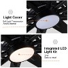 BestParts 72 Inch Ceiling Fan, Lighted Ceiling Fan, Remote Control, Reversible Quiet Motor, 3 Color Temperatures, Farmhouse Style - 4 of 4
