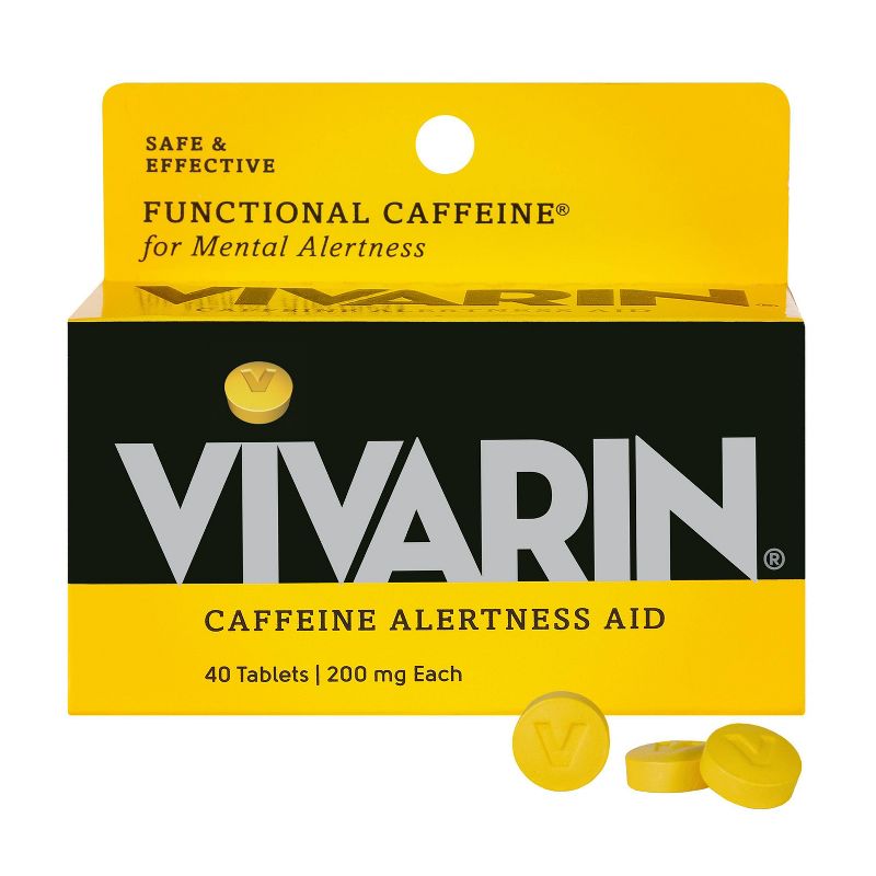 Vivarin Caffeine Alertness Aid Tablets - 40ct, 1 of 10