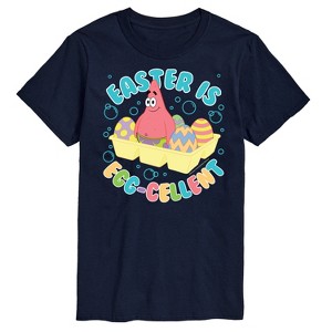 Men's - SpongeBob Squarepants - Easter Is Egg-cellent Patrick Short Sleeve Graphic T-Shirt - 1 of 4