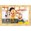 PosterPalooza | Shabby Chic Yellow Picture Frame - UV Acrylic, Backing Board, Hanging Hardware Included - 2 of 4