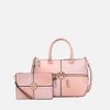 MKF Collection Maji Fashion Women’s Satchel Handbag with wristlet wallet by Mia K - Pink - 2 of 4