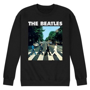 Men's - The Beatles - Abbey Road Album Art Graphic Fleece Sweatshirt - 1 of 4