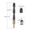 Unique Bargains High Speed Steel 1/4 Inch Hex Shank Twist Jobber Drill Bits - 2 of 3