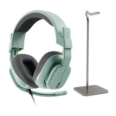 ASTRO Gaming A10 Gen 2 Headset PC (Mint) Bundle with Metal Alloy Headphone Stand