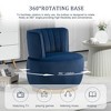 MOONMISS 360 Degree Swivel Cuddle Barrel Accent Sofa Chairs, Round Armchairs with Wide Upholstered - 4 of 4