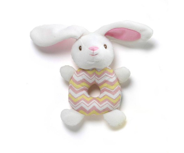 G by GUND Easter Ring Rattle Bunny - Pink