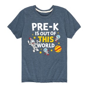 Boys' - Dr. Seuss - Pre-K Out Of This World Cat in the Hat Short Sleeve Graphic T-Shirt - 1 of 4