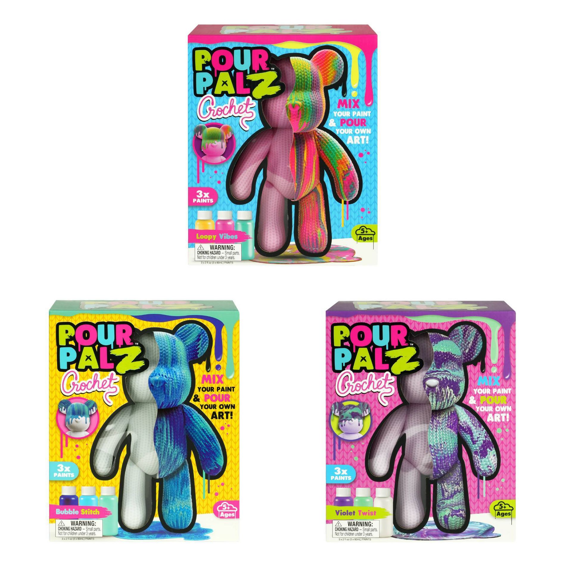 Toy Monster Pour Palz Crochet Craft Activity Kits