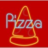 My Pizza Day Neon Pepperoni Pizza Slice Crew Neck Short Sleeve Adult T-shirt - 2 of 2