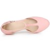 Allegra K Women's Rounded Toe Stiletto High Heel T-Strap Dress Pumps - 4 of 4