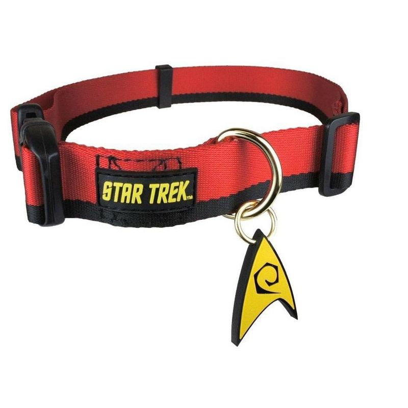 Star Trek Starfleet Red Uniform Dog Collar, 1 of 2