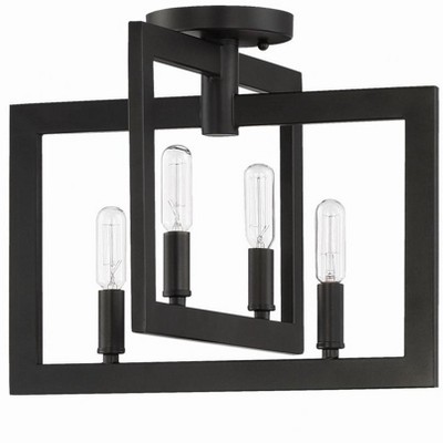 Craftmade Lighting Portrait 4 - Light Semi-Flush Mount in  Espresso