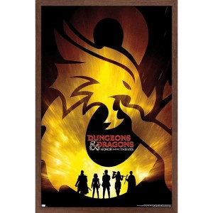 Trends International Dungeons & Dragons: Honor Among Thieves - Teaser One Sheet Framed Wall Poster Prints - 1 of 4