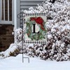 Briarwood Lane Winter Garden Flag 12x18 For Outdoor Winter Wreath Monogram Letter L For Winter Garden Flag Flags For Outside - 4 of 4