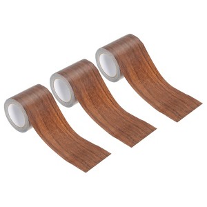Unique Bargains Floor Door Table Desk Self-Adhesive Textured Masking Wood Grain Repair Tapes 2.2" x 15' 3 Pcs - 1 of 4