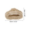 Unique Bargains Fashion Elegant Plush Hairpin Hairdo Clip for Women 4.72"x2.36"x2.76" 1 Pc - 4 of 4