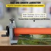 VEVOR 51 Inch Cold Laminator Machine 10mm Manual Vinyl Photo Film Cold laminator Hand Crank Pressure Cold Roll laminator, Grey&Orange - 4 of 4