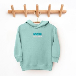 The Juniper Shop Embroidered Be Kind Turning Smiles Toddler Graphic Hoodie - 1 of 3
