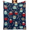 DSANE Christmas Hot Chocolate Christmas Throw Blanket Soft Fleece Christmas Blanket Cozy Flannel Throw for Couch Bed - 2 of 4