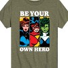 Boys' - Marvel - Be Your Own Hero Short Sleeve Graphic T-Shirt - 2 of 4