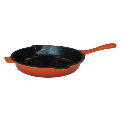 BergHOFF Neo 10" Cast Iron Fry Pan, Orange