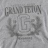Men's Grand Teton National Park Pine Wreath Crewneck Sweatshirt - 2 of 4
