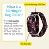 Country Brook Petz HossFit Jr Wide Martingale Dog Collar - Floral Collection - 3 of 4
