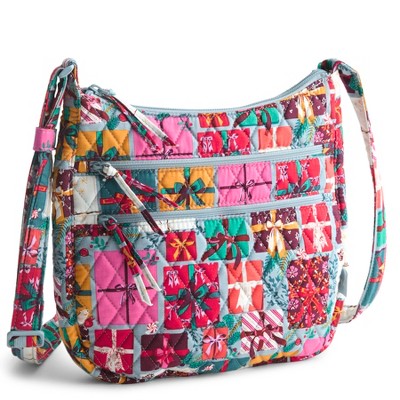 Vera Bradley Women's Outlet Cotton Trio Zip Hipster Crossbody Bag