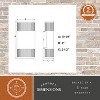 VAXCEL Skyline Aluminum 2 Light Integrated LED Textured Black Contemporary Outdoor Wall Sconce - 4 of 4