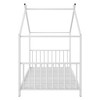 CAVINAS Whimsical Twin Size Platform Bed Frame, Toddler Bed for Bedroom, Metal House Kids Floor Bed Frame with Slat Support, No Box Spring Needed - 3 of 4
