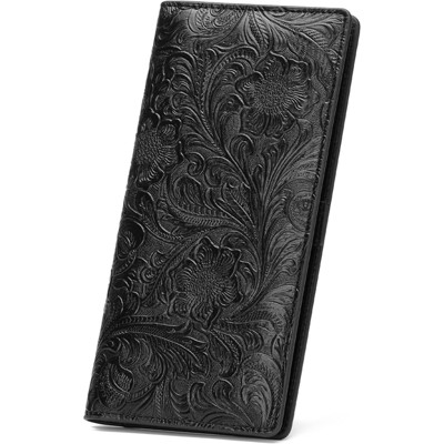 BEAFUP Leather Women Wallet RFID Slim Wallets for Women,Thin Ladies Credit Card Holder Bifold Billfold with 11 Card Slots & ID Window