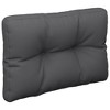 vidaXL Pallet Cushion - Anthracite, Polyester Fabric, 19.7" x 15.7" x 4.7", Hollow Fiber Filling, Indoor/Outdoor Use, Garden/Patio - 4 of 4