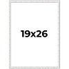 PosterPalooza | Textured White Picture Frame - UV Acrylic, Foam Board Backing, Hanging Hardware - 2 of 4