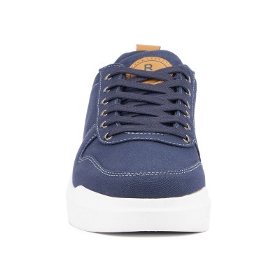 Мужские Reserved Footwear New York Men's Niko Low Top Sneakers - 10.5, NAVY — фото 3