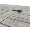 Courtyard Casual Driftwood Gray Teak Surf Side Outdoor Dining Table - 3 of 4