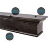 Mantels Direct Bellamy Decorative Wood Fireplace Mantel Floating Wall Shelf - 4 of 4