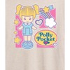 Women's - Polly Pocket - Doll with Logo Icons Oversized Graphic T-Shirt - 2 of 4