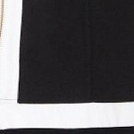 black white