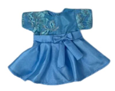 Doll Clothes Superstore Blue Party Dress Fits 12 Baby Alive And Little Baby Dolls