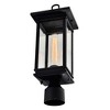 CWI Lighting,Oakwood 1 Light Outdoor Black Lantern Head - 3 of 4